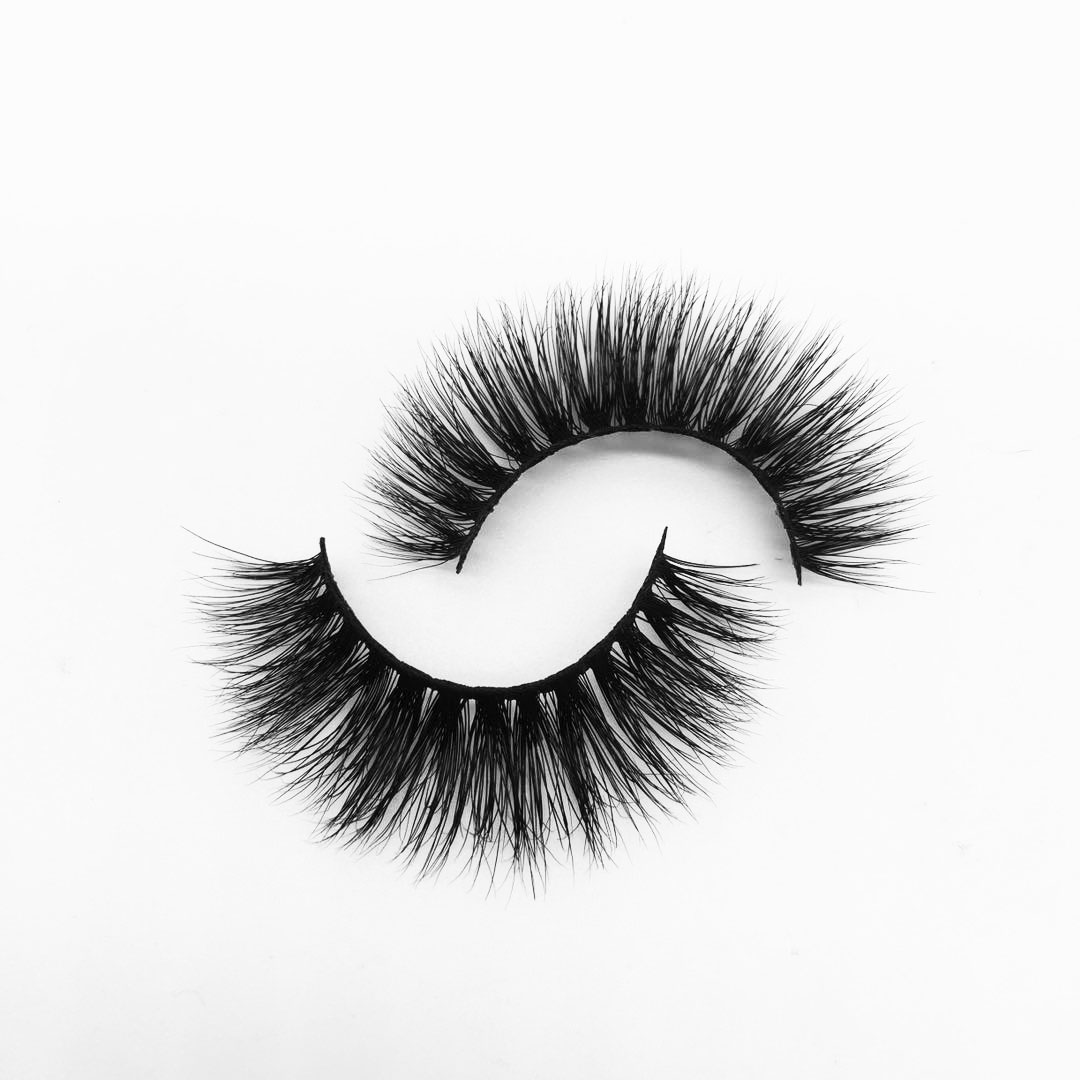 M104 New and hot beautiful long 3d mink lashes 16mm eyelashes