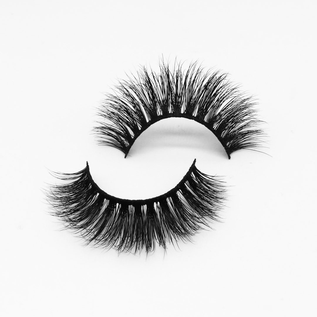 M104 New and hot beautiful long 3d mink lashes 16mm eyelashes