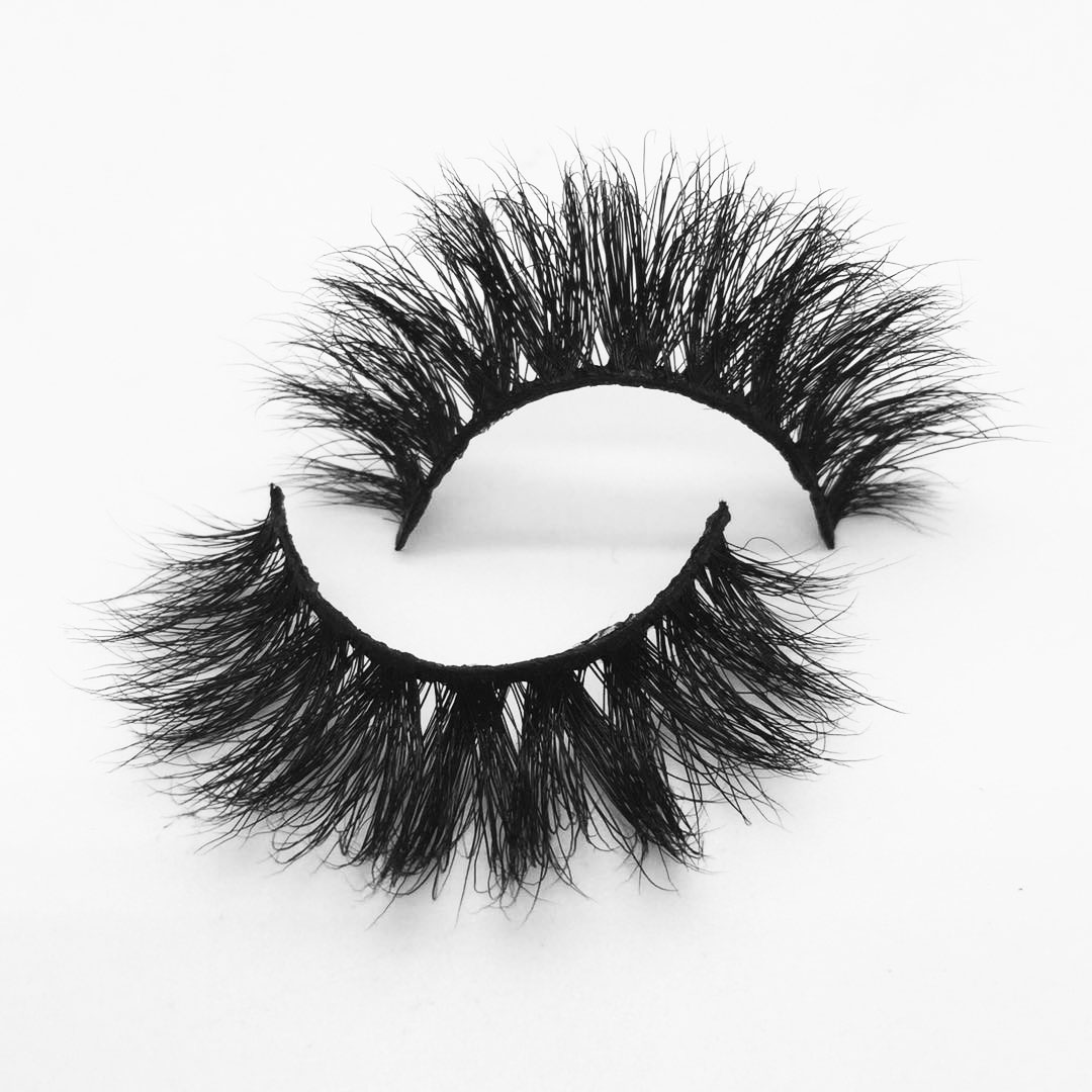 M109 Wholesale private label eye lashes 3d mink 18mm false strip eyelashes