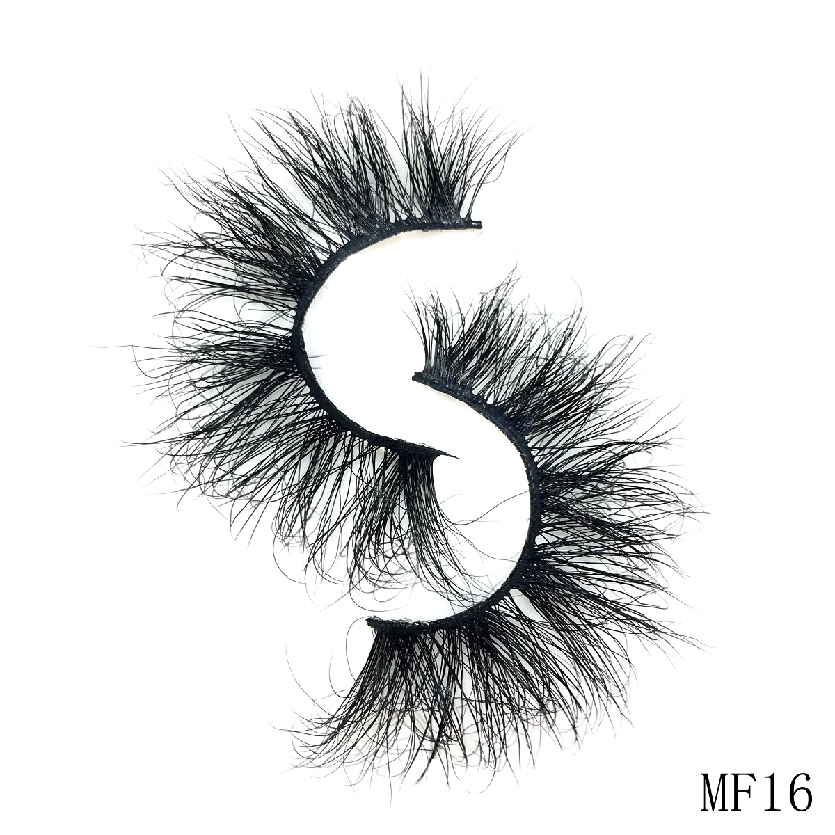 MF16 Best Selling Full Strip 3d Mink Eyelashes Fluffy 18mm Private Label Lashes