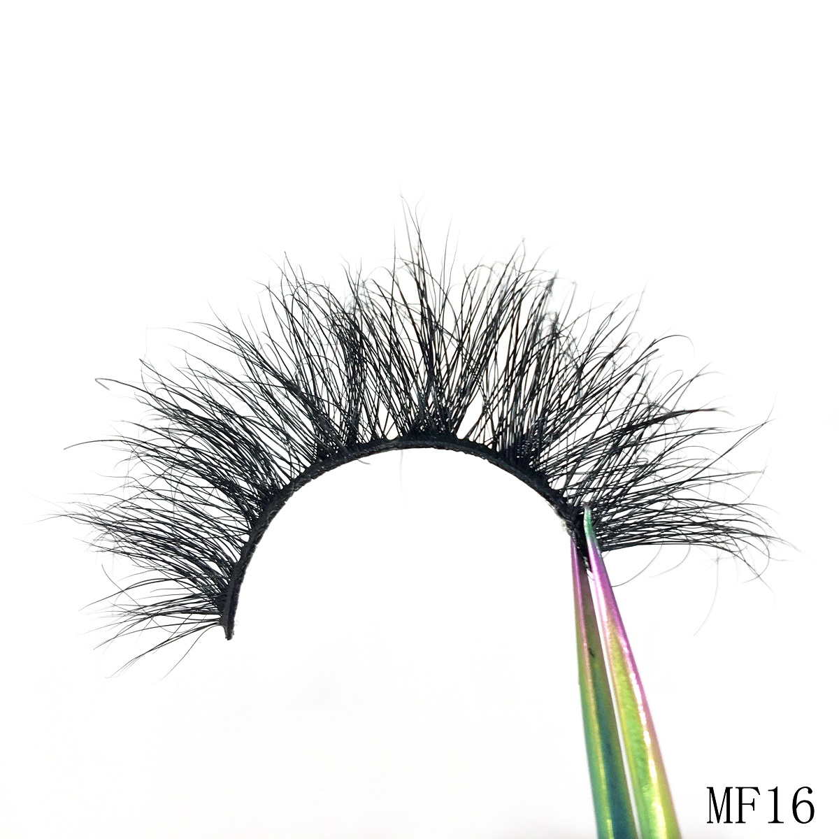 MF16 Best Selling Full Strip 3d Mink Eyelashes Fluffy 18mm Private Label Lashes