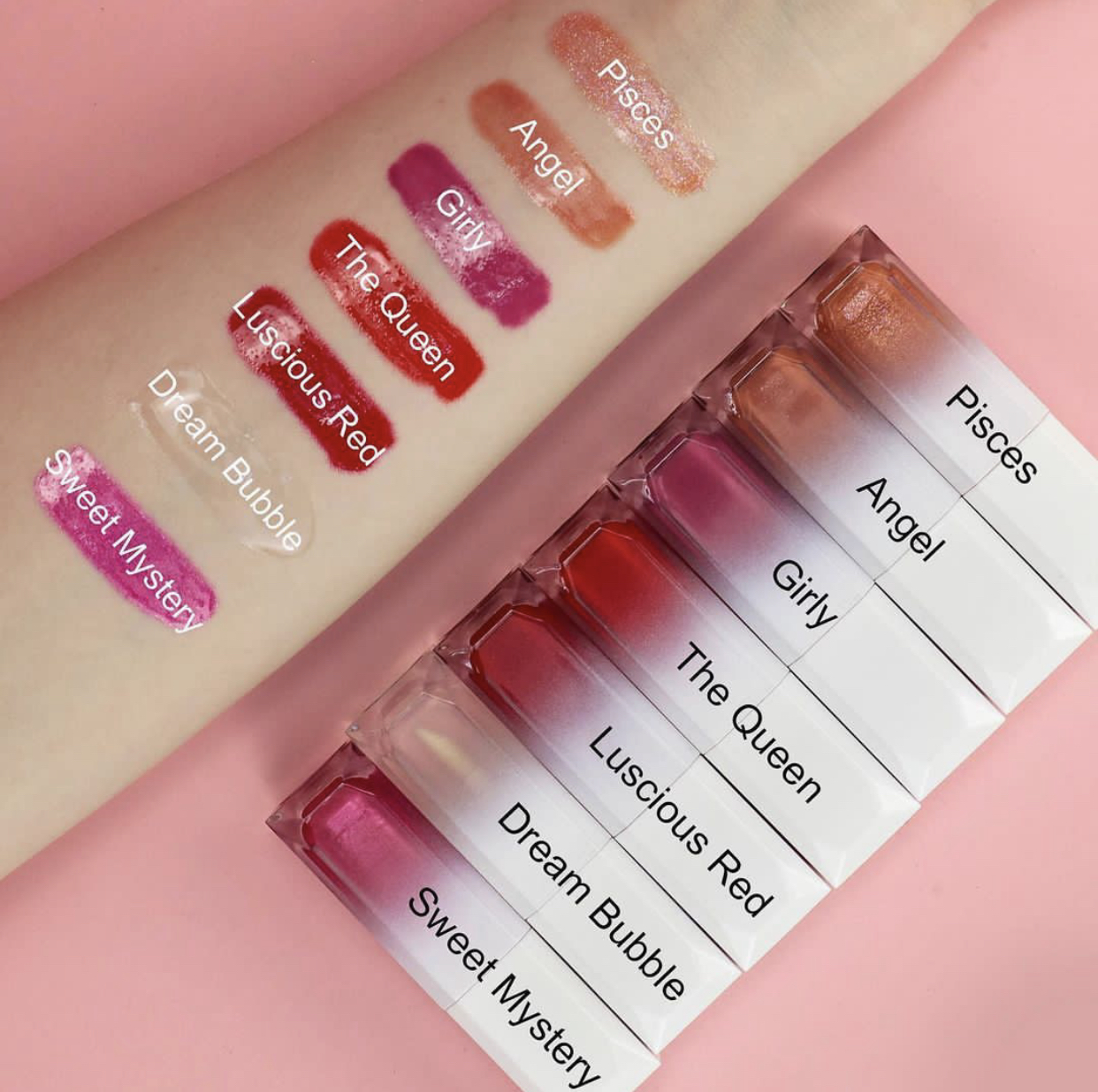 P127 Wholesale no logo waterproof glossy lipgloss 16 colors shimmer high quality vegan glossy lip gloss