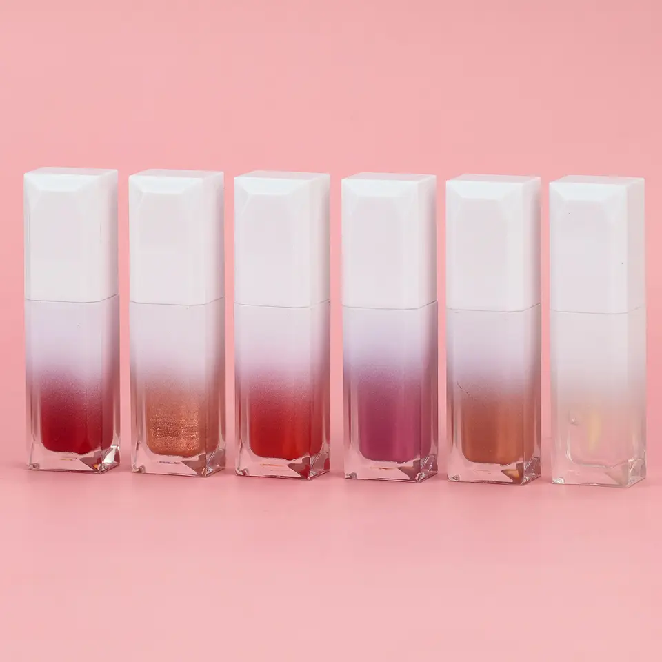 P127 Wholesale no logo waterproof glossy lipgloss 16 colors shimmer high quality vegan glossy lip gloss