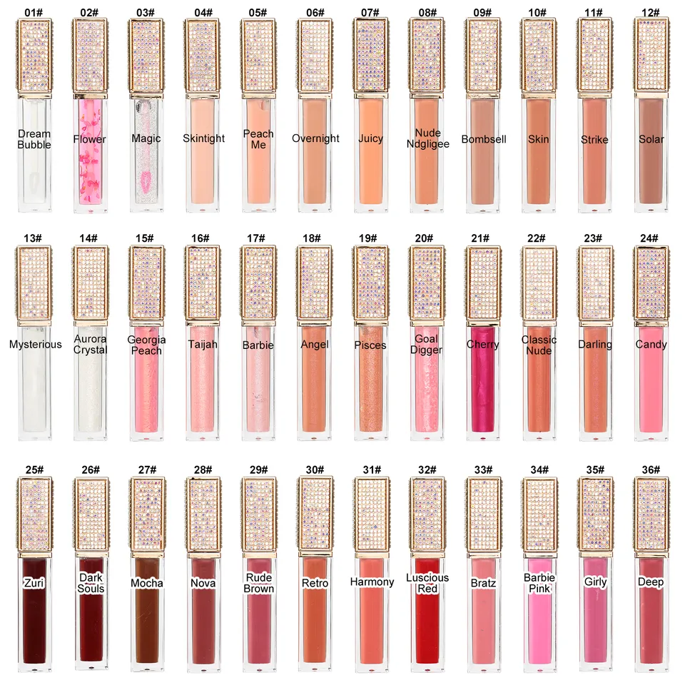 P188 Lip Gloss Vendors Wholesale Custom Private Label Vegan Nude Clear Glossy Lipgloss Base Lip Gloss