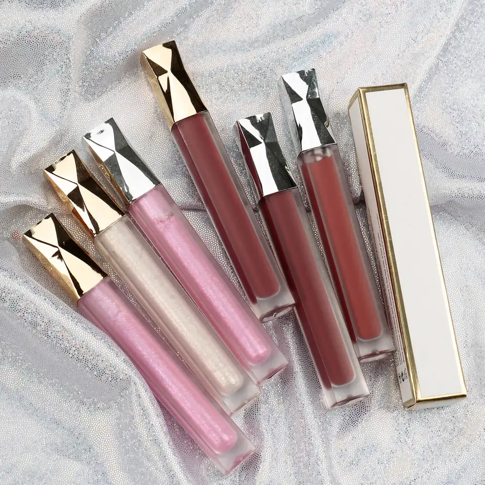 P23 P24  Colorful Lipgloss Nude Women Non-stick Cup Makeup Matte Lipsticks Waterproof