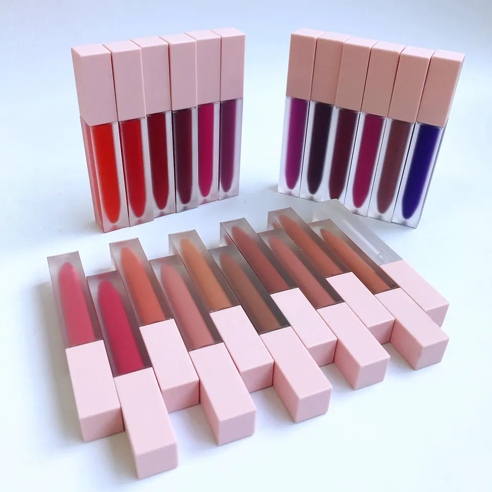 P25-2 Cosmetics vendors Wholesale customized logo natural custom high lipgloss girl nude clear vegan rhinestone diamond Lip Gloss bulk