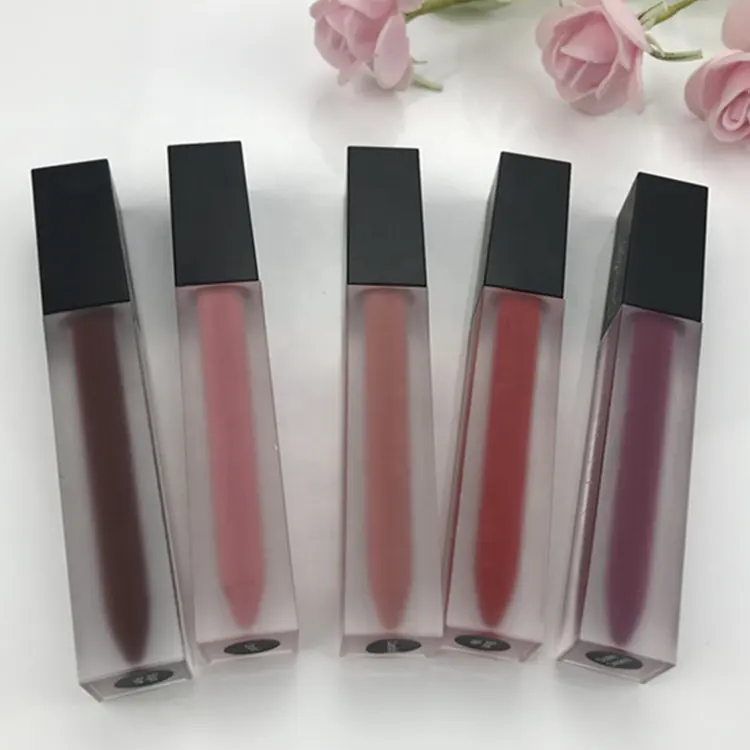 P25 Custom glitter private label shiny colors lipgloss shimmer cruelty free vegan pencil tube kids lip gloss