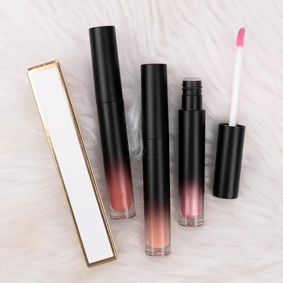 P40 Lipgloss Vendors Private Label diy colors Shiny Glossy Moisture Nude Clear Lip Gloss