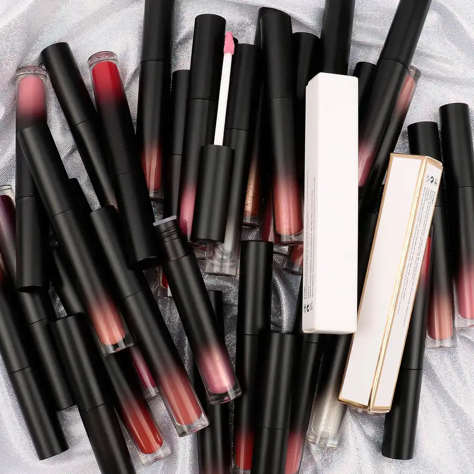 P40 Lipgloss Vendors Private Label diy colors Shiny Glossy Moisture Nude Clear Lip Gloss