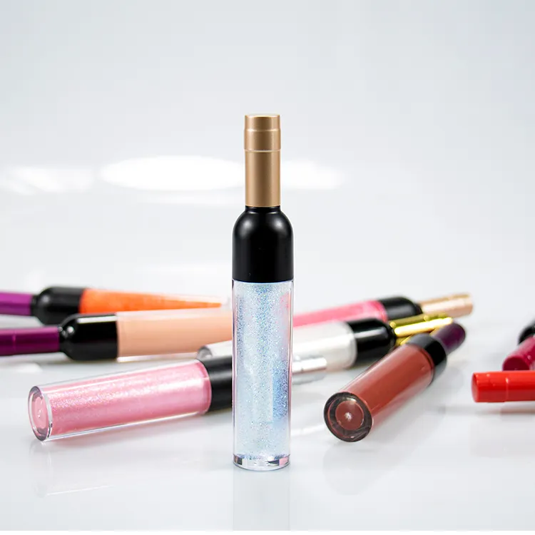 P96-P102  Lipgloss Wholesale No Label Private Glossy Liquid Pigments Lip Gloss Create Your Own Brand