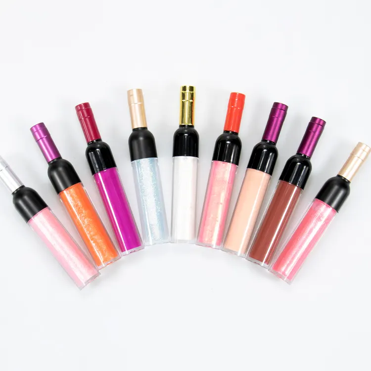 P96-P102  Lipgloss Wholesale No Label Private Glossy Liquid Pigments Lip Gloss Create Your Own Brand