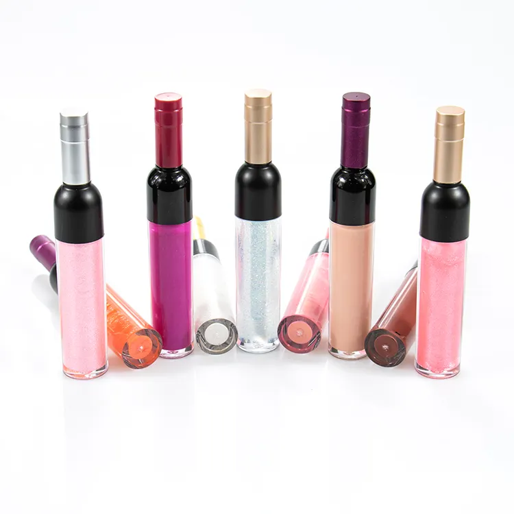 P96-P102  Lipgloss Wholesale No Label Private Glossy Liquid Pigments Lip Gloss Create Your Own Brand