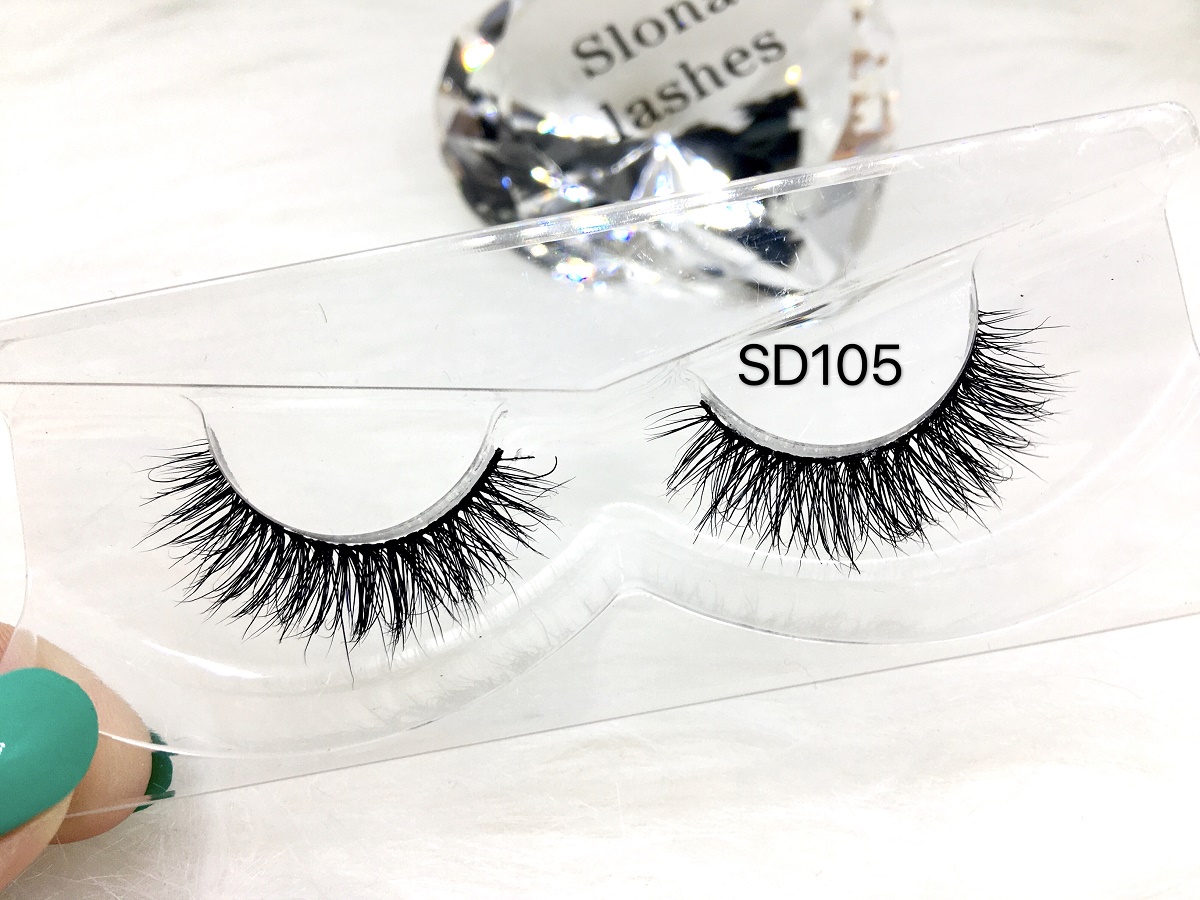 SD105 Makeup 18mm Mink Lashes Soft Long 5D Eyelashes