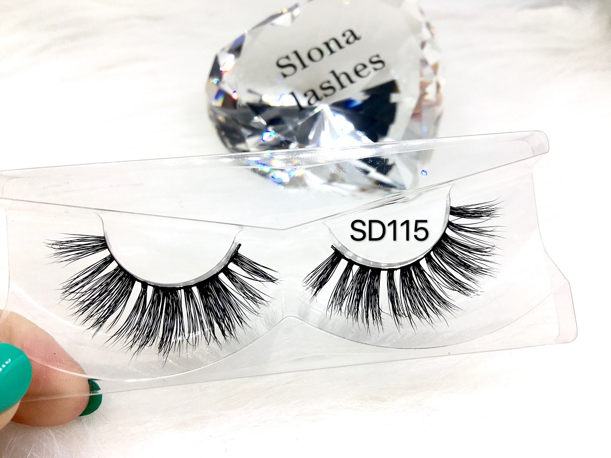 SD115 Private Label Mink Eyelash Wholesale 3d Mink Lashes With Custom Eyelash Packaging And Boxes