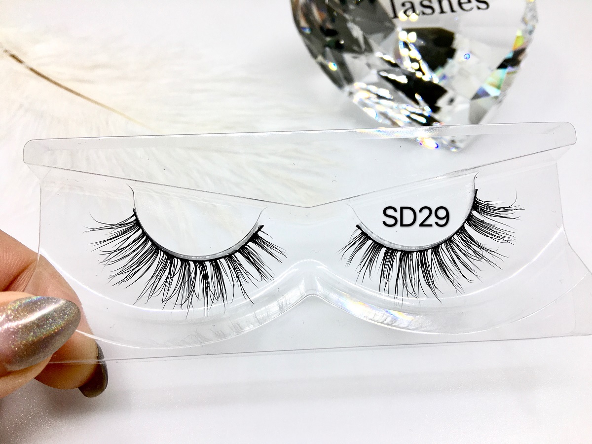 SD29 Top 3D Mink Lashes Vendor 3D Mink Eyelash Extension Custom Eyelash Packaging Box