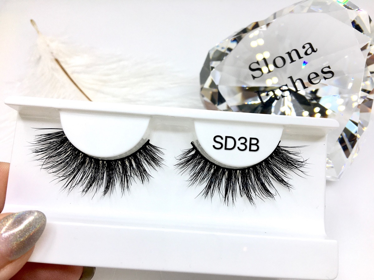 SD3B Create your own brand eye lashes luxury 100% 3d mink false eyelashes 3d mink eyelash