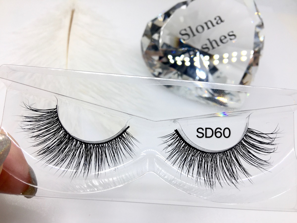 SD60 Custom Private Label Wholesale False Eyelashes 25MM 3d Mink Eyelashes Vendor