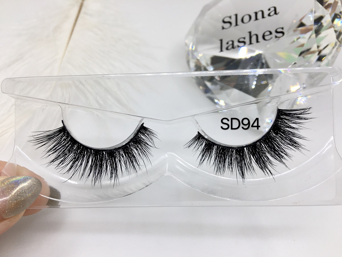 SD94 Custom Private Label Lashes Packaging Box 3D Mink Eyelashes Vendors