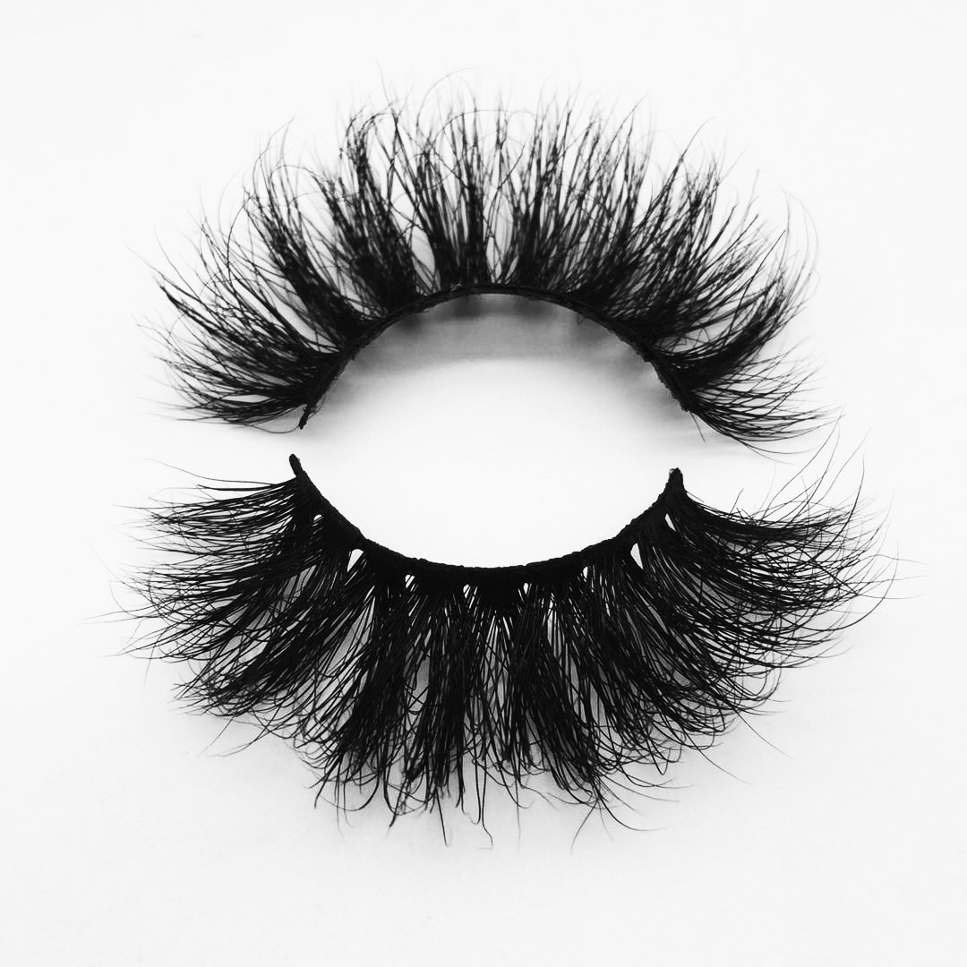 W109E 25mm mink color lashes wholesale mink lashes 5d mink eyelashes vendor