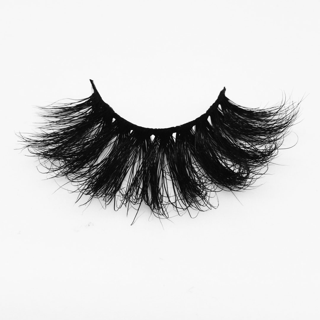 W109E 25mm mink color lashes wholesale mink lashes 5d mink eyelashes vendor
