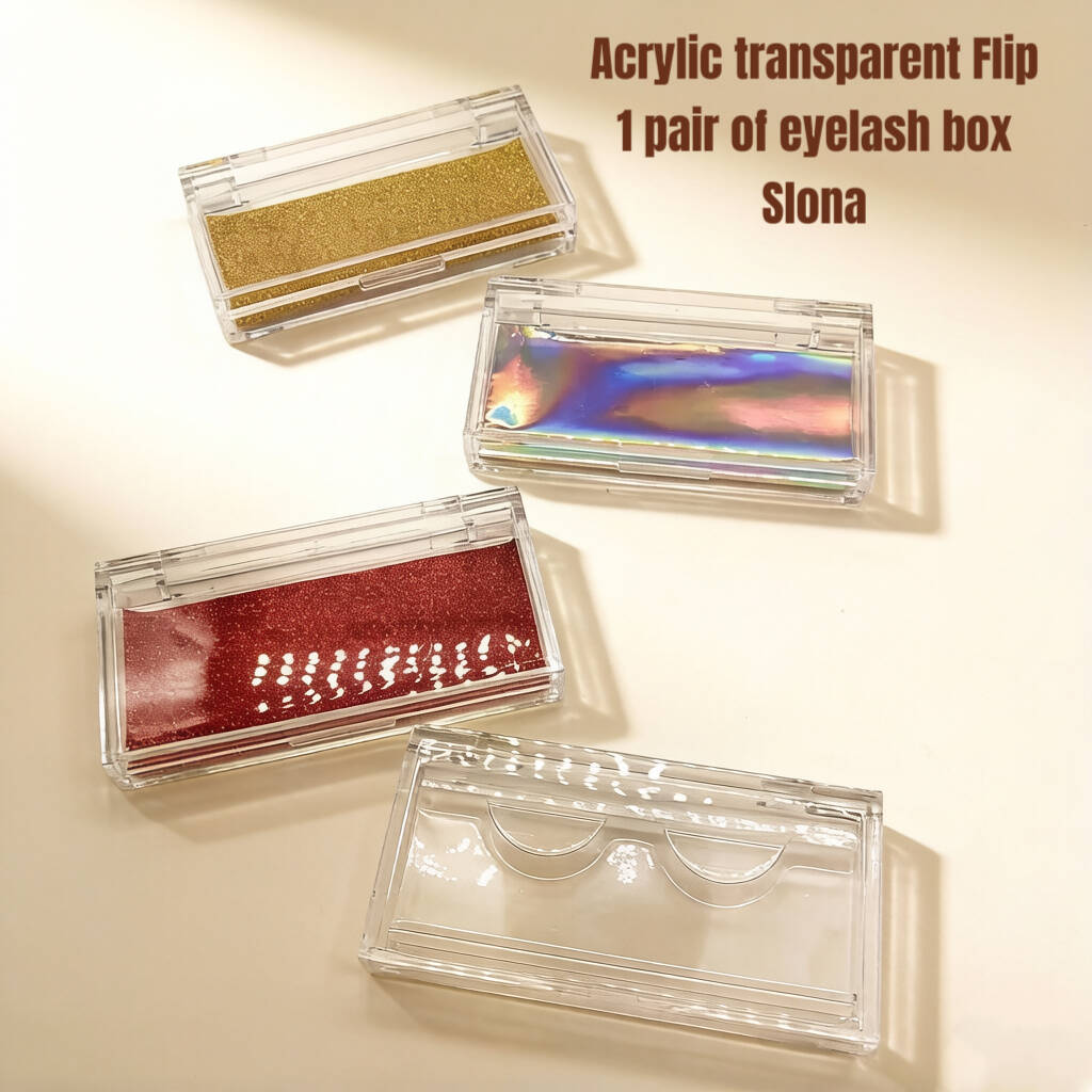 Acrylic eyelash box (pair)