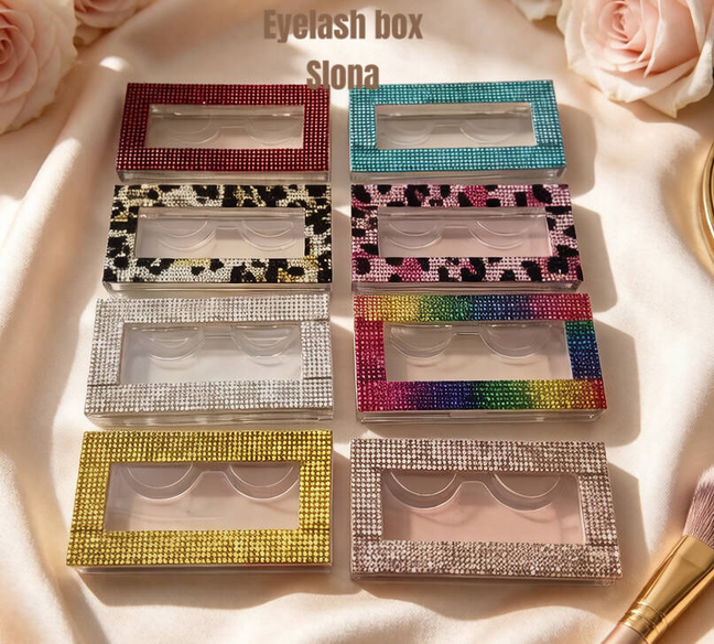 Acrylic diamond-edged box