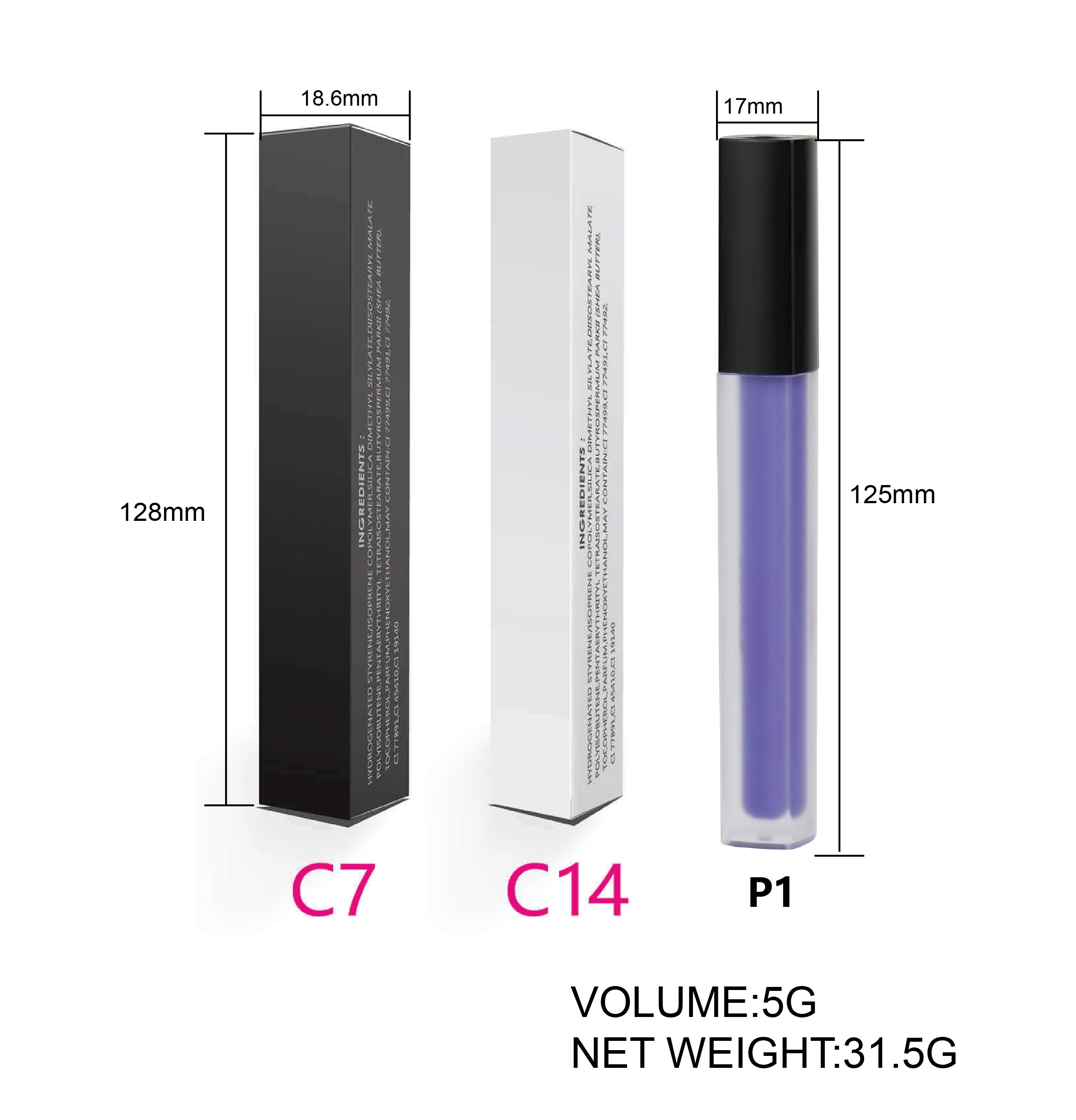 P1 Best selling 24 hours long lasting liquid lipstick multi colors matte velvet lipgloss private label make your own brand col