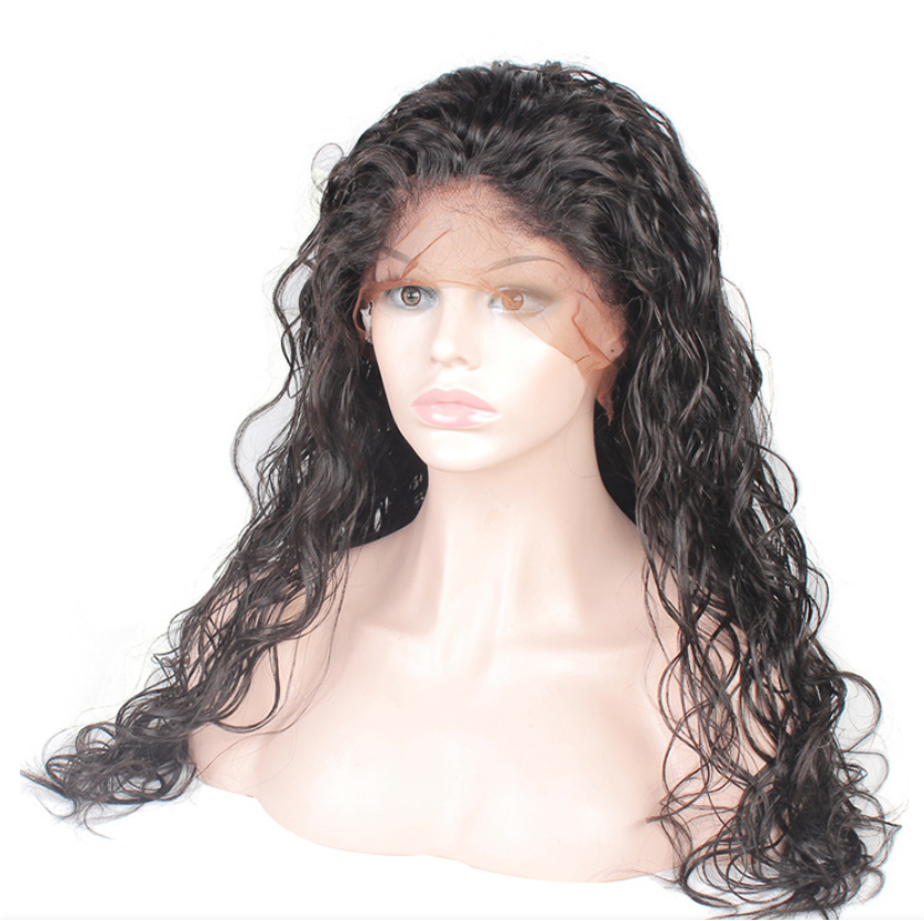 Front full lace wig Wholesale virgin 100% Top brazilian HD full lace human hair wig for black women