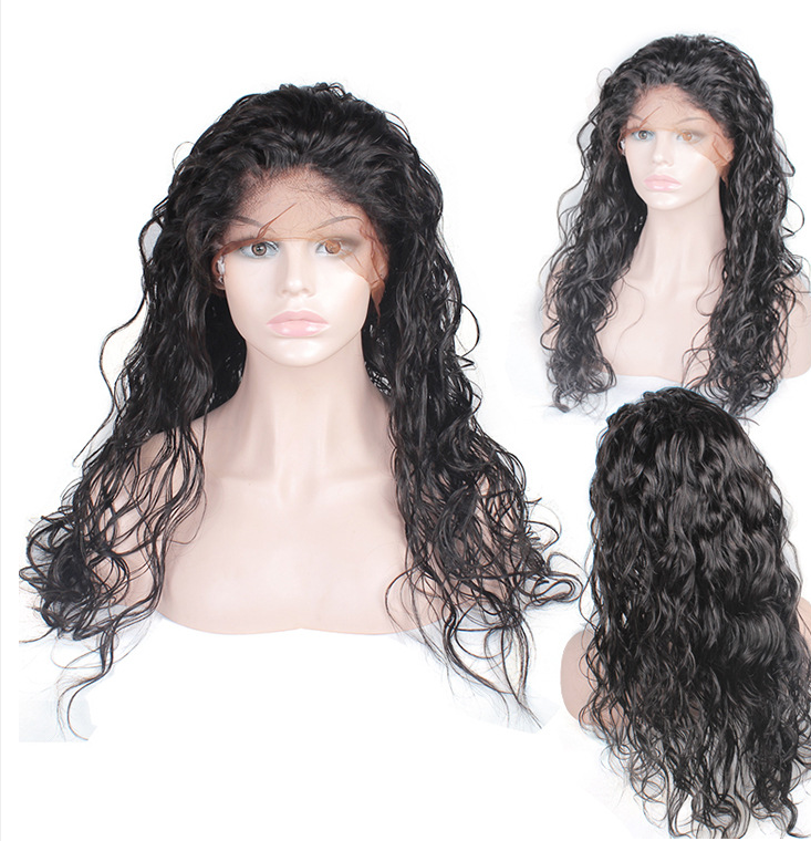 Front full lace wig Wholesale virgin 100% Top brazilian HD full lace human hair wig for black women
