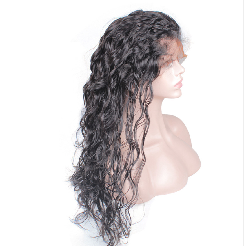 Front full lace wig Wholesale virgin 100% Top brazilian HD full lace human hair wig for black women