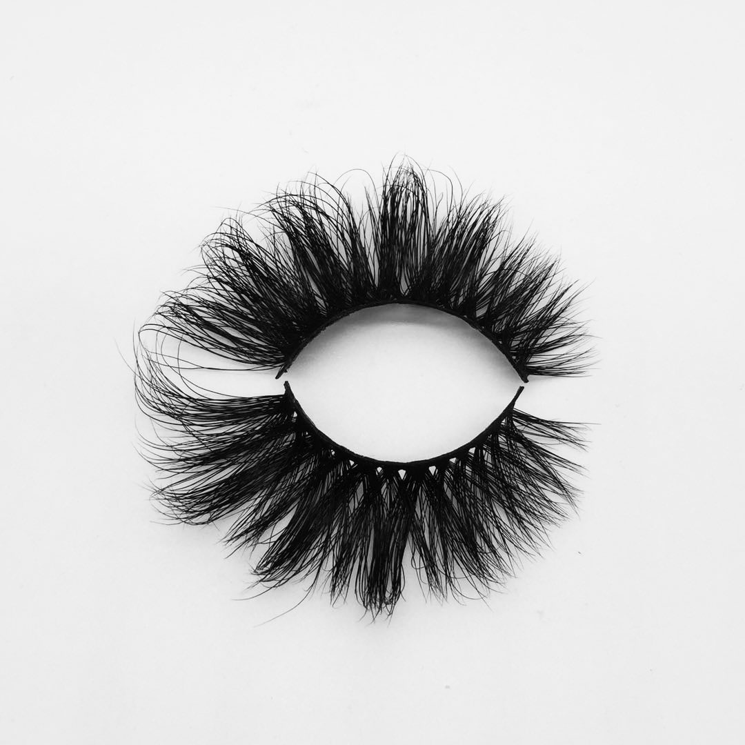 W182A Custom your own logo packaging box handmade real mink fur 5d 25mm mink lashes