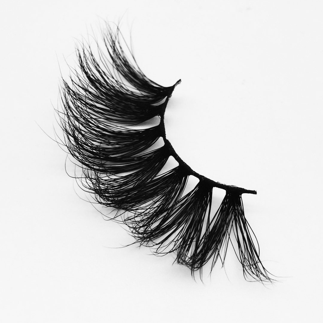 W70E mink eyelashes 25mm long mink eye lashes 25mm mink fur lashes