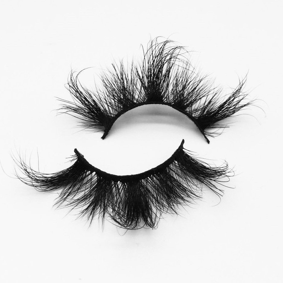 W53A New Arrival 3D mink eyelashes 25mm Mink Lashes with Private Label box