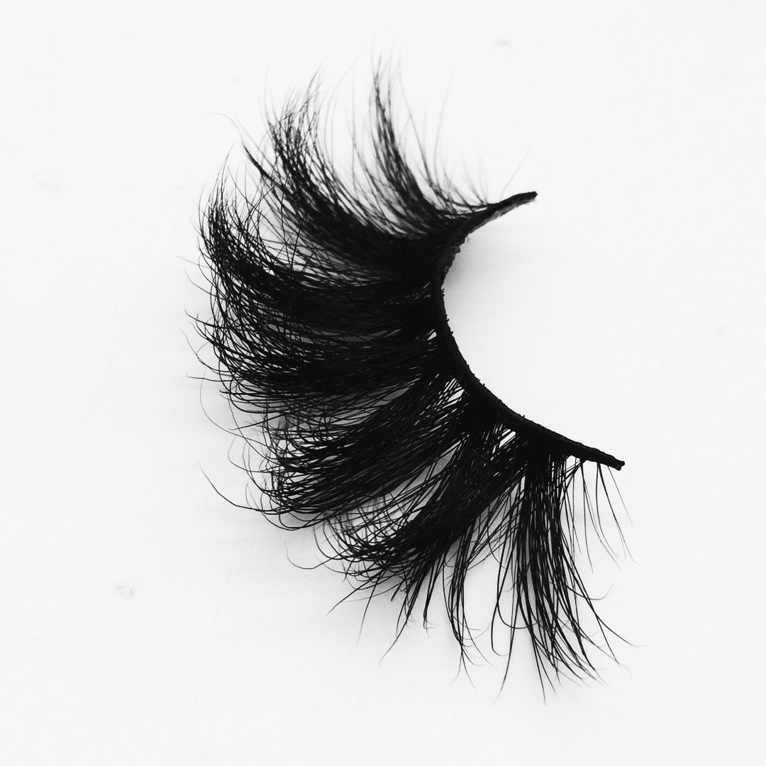 W48F OEM false eyelash private label dramtic 25mm 3d mink eyelashes vendor