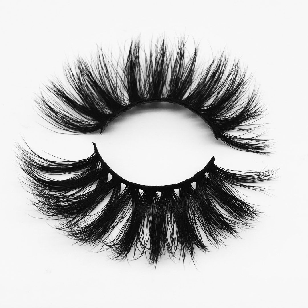 W109F New hot sale 100% mink eyelash wholesale private label real mink fur lashes 25mm mink eyelash