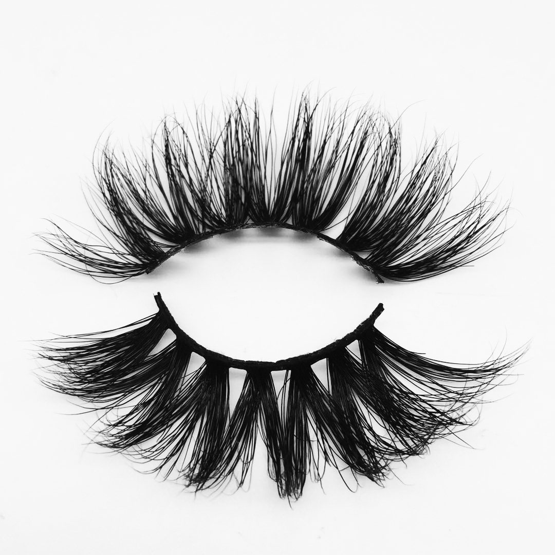 W70E mink eyelashes 25mm long mink eye lashes 25mm mink fur lashes