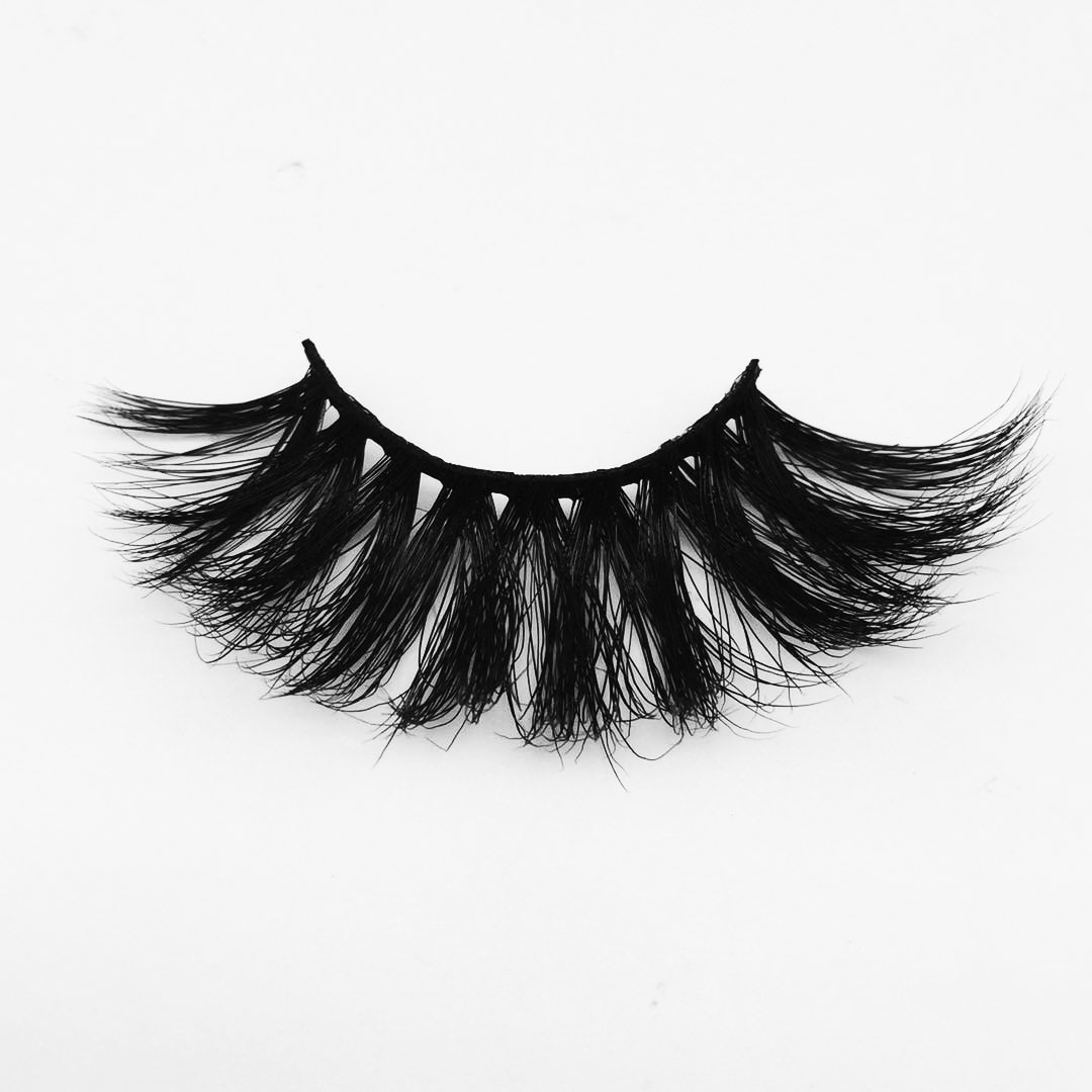 W109F New hot sale 100% mink eyelash wholesale private label real mink fur lashes 25mm mink eyelash