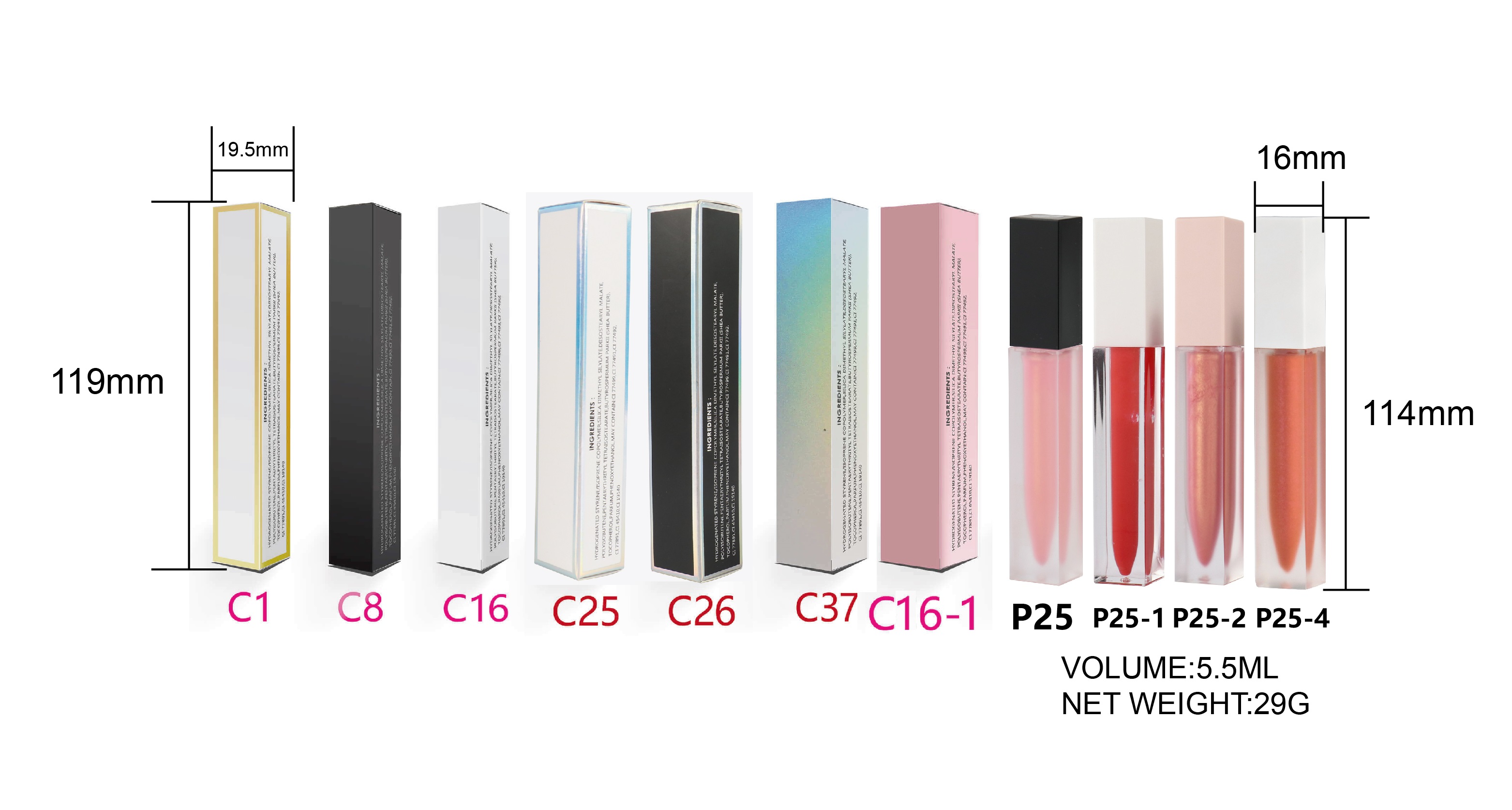 P25-2 Cosmetics vendors Wholesale customized logo natural custom high lipgloss girl nude clear vegan rhinestone diamond Lip Gloss bulk