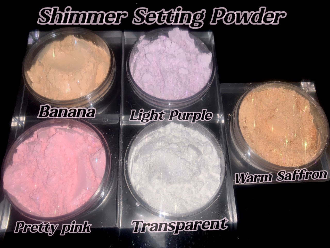 shimmer setting powder