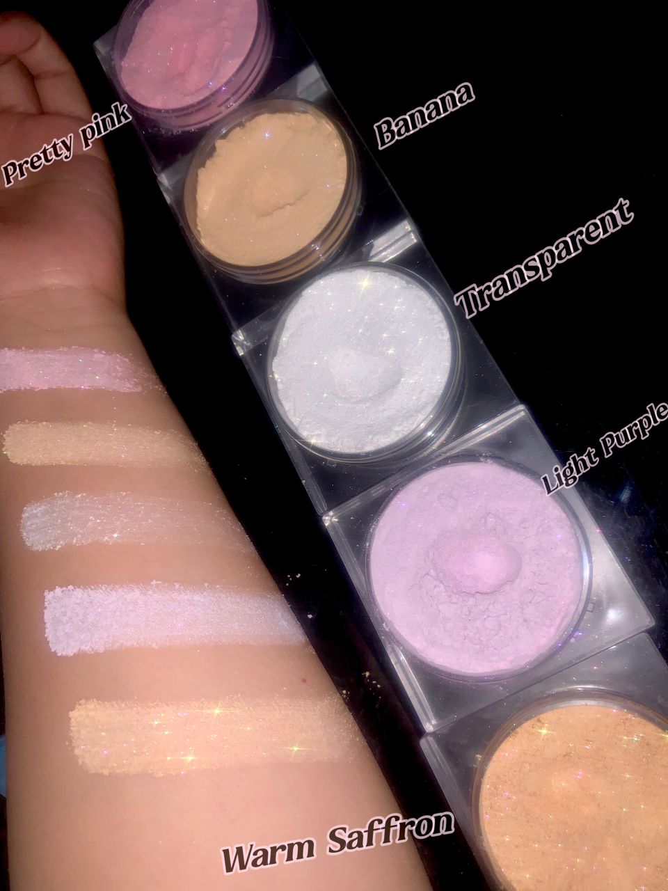 shimmer setting powder