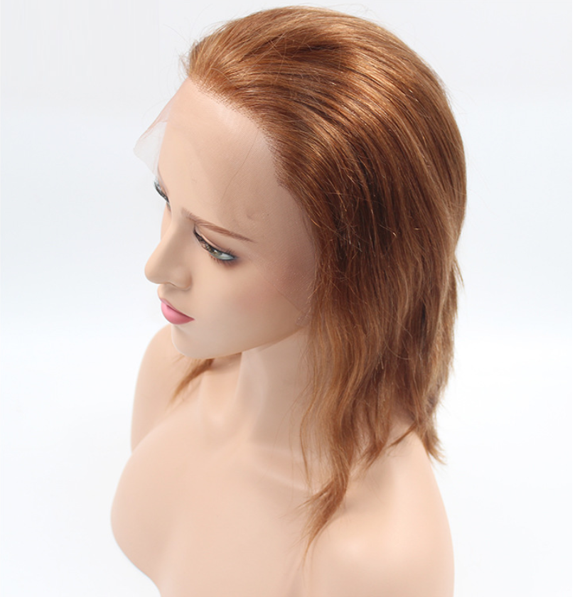 Super quality wholesale price unprocessed 100% cuticle aligned virgin human hair 13*4 lace wig