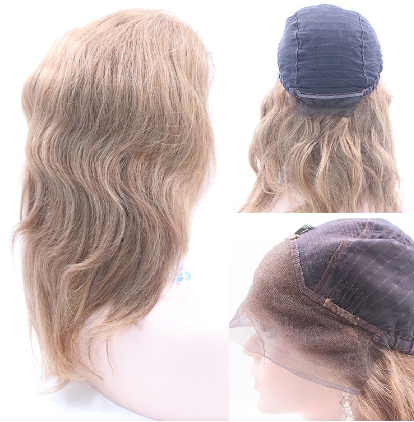 Hot Selling Brazilian Virgin Human Hair Deep Curly Lace Front Wig With Baby Hair