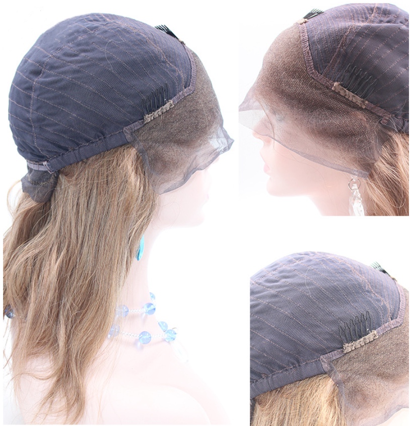 Hot Selling Brazilian Virgin Human Hair Deep Curly Lace Front Wig With Baby Hair