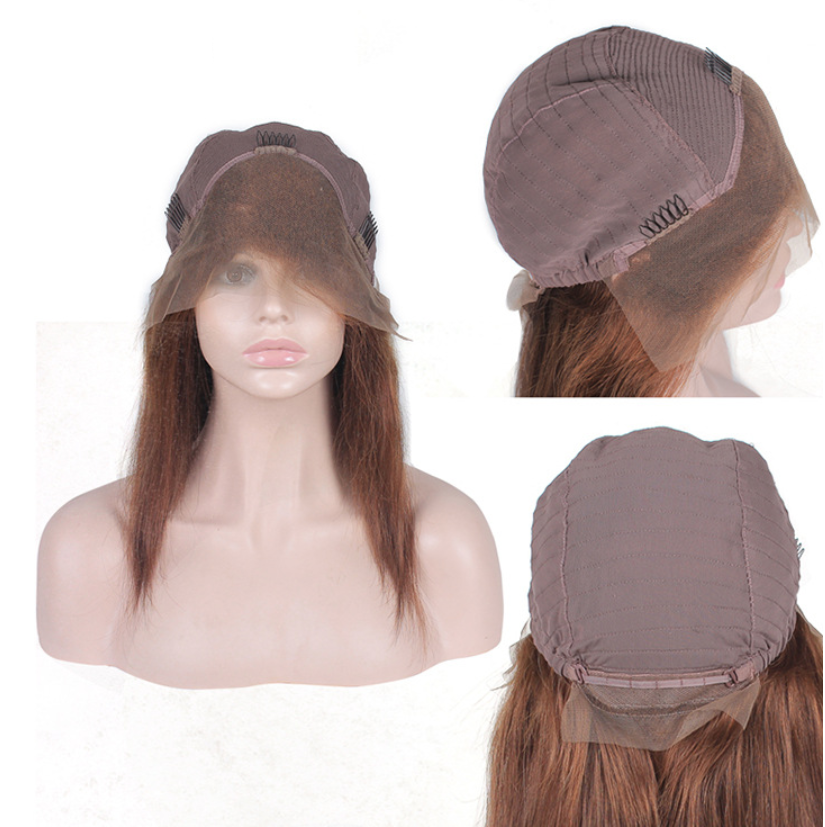 Wholesale 100% Brazilian human hair HD transparent 13*4 lace wig,curly lace front wig